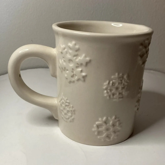 Christmas Holiday Winter Snowflake Mug Hot Chocolate Hausenware Holiday Cup - Picture 4 of 7